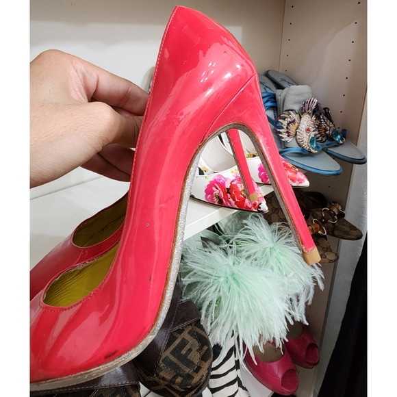 Rene Caovilla barbie pink pointy heels - Picture 9 of 12